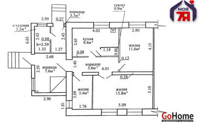 Купить дом, Кривое Село, Первомайская ул., 7.5 соток. Фото 14