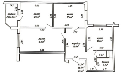 Купить 3-комнатную квартиру, Минск, Острожских ул., 4 (Московский район). Фото 5