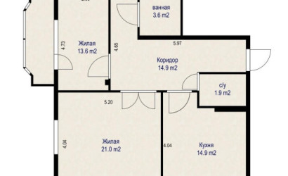 Купить 3-комнатную квартиру, Минск, Бурдейного ул., 2/А (Фрунзенский район). Фото 25