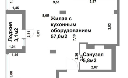 Купить 1-комнатную квартиру, Минск, Мира просп., 2 (Октябрьский район). Фото 26