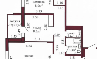 Купить 2-комнатную квартиру, Гродно, Парковая, 4. Фото 16