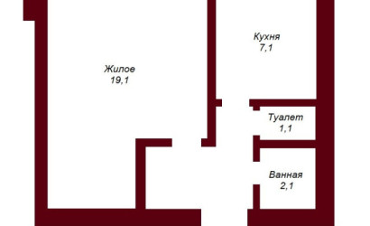 Купить 1-комнатную квартиру, Брест, ул. МОПРа. Фото 8