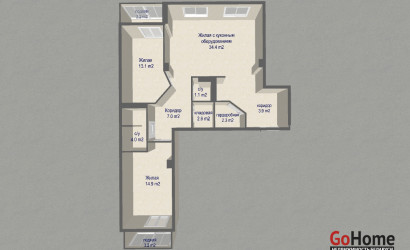 Купить 3-комнатную квартиру, Минск, просп. Дзержинского, д. 19 (Московский район). Фото 19