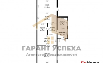 Купить дом, Ямно, Тельминский с/с, 20.04 соток. Фото 19