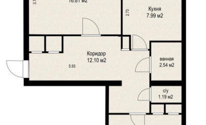 Купить 2-комнатную квартиру, Минск, Ломоносова ул., 10 (Советский район). Фото 18