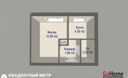 Купить 1-комнатную квартиру, Гомель, Минская ул., 8. Фото 17