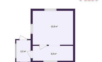 Купить дом в деревне, Железобетонщик, 5 соток. Фото 25