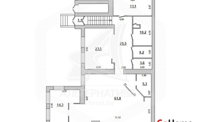 Аренда офиса, Брест, Центр,  163 кв.м.. Фото 1