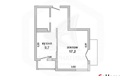 Купить 1-комнатную квартиру, Брест, Центр, ул. Фомина. Фото 12