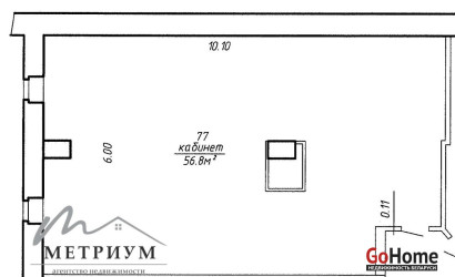 Аренда офиса, Минск, Фабрициуса ул., 8/Б/1,  56.6 кв.м.. Фото 6