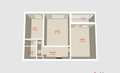 Купить 2-комнатную квартиру, Минск, 50 лет Октября парк, 4 (Центральный район). Фото 2