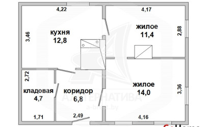 Купить дом, Столповиски, Дмитровичский с/с, 25 соток. Фото 1
