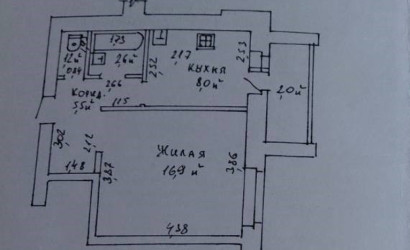 Купить 1-комнатную квартиру, Гомель, Речицкий, 129. Фото 14