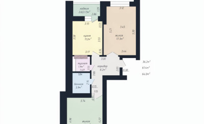 Купить 2-комнатную квартиру, Минск, Уборевича, 88(Заводской район). Фото 16