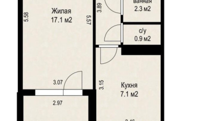Купить 1-комнатную квартиру, Минск, Слободская ул., 95 (Московский район). Фото 21