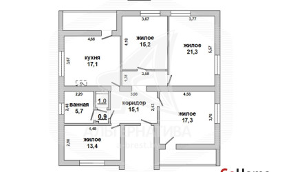 Купить дом, Брест, Пугачево, 7 соток. Фото 33