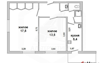 Купить 2-комнатную квартиру, Дрогичин, , . Фото 1