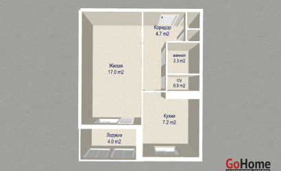 Купить 1-комнатную квартиру, Минск, Партизанский просп., 28/2 (Заводской район). Фото 2
