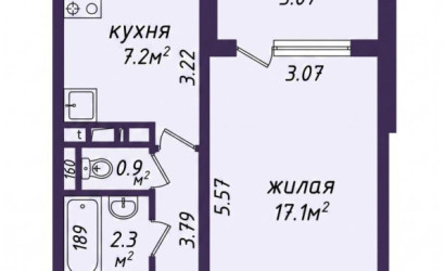 Купить 1-комнатную квартиру, Минск, Якубова ул., 66/4 (Ленинский район). Фото 11