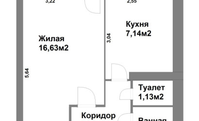 Купить 1-комнатную квартиру, Минск, Логойский тракт, 25/1 (Советский район). Фото 9