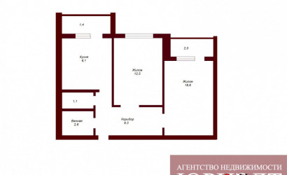 Купить 2-комнатную квартиру, Брест, ул. Пригородная, д. . Фото 2