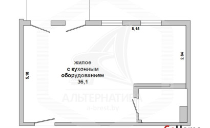 Купить 1-комнатную квартиру, Брест, Центр, ул. 17 Сентября. Фото 1