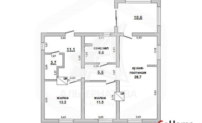 Купить дом, Заказанка, Знаменский с/с, 5 соток. Фото 1