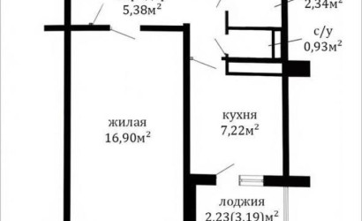 Купить 1-комнатную квартиру, Минск, Червякова ул., 2/2(Центральный район). Фото 15