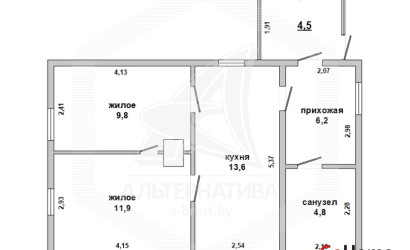 Купить дом, Кобрин, г. Кобрин, 14.22 соток. Фото 1