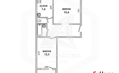 Купить 2-комнатную квартиру, Брест, Центр, ул. Кирова