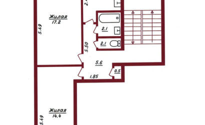 Купить 2-комнатную квартиру, Гродно, Лизы Чайкиной, 24. Фото 13