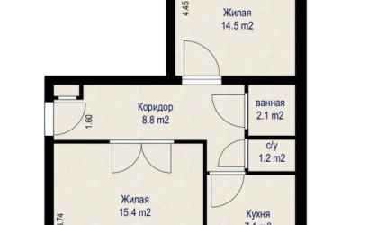 Купить 2-комнатную квартиру, Фаниполь, Коласа ул., 14. Фото 6