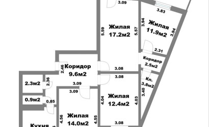 Купить 4-комнатную квартиру, Минск, Горецкого ул., 69(Фрунзенский район). Фото 29