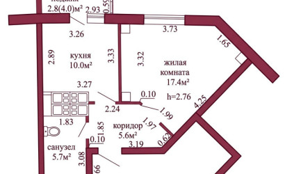 Купить 1-комнатную квартиру, Гродно, Виктора Саяпина, 8. Фото 11
