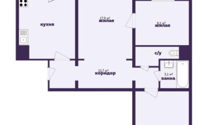 Купить 3-комнатную квартиру, Минск, Физкультурная ул., 14 (Ленинский район). Фото 23