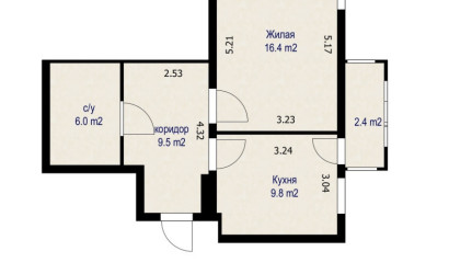 Купить 1-комнатную квартиру, Минск, ул. Нововиленская, д. 13А (Центральный район). Фото 14