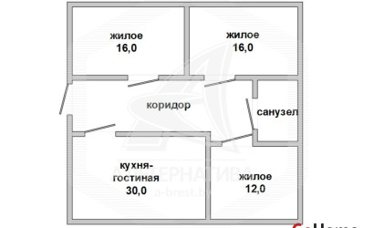 Купить дом, Брест, Мухавецкий с/с, 5 соток. Фото 1