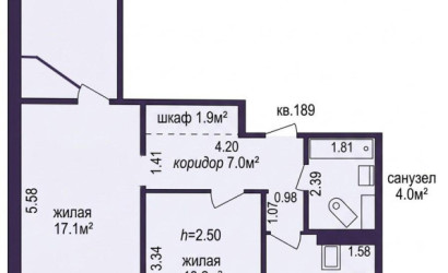 Купить 3-комнатную квартиру, Солигорск, Ленина ул., 2/Б. Фото 24