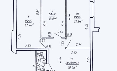 Аренда офиса, Минск, Фабрициуса, 9А,  71.9 кв.м.. Фото 11