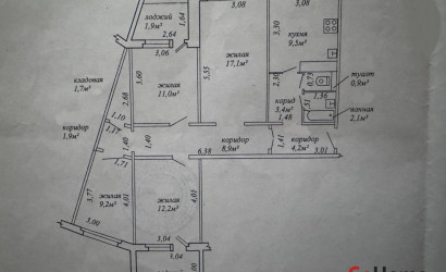 Купить 4-комнатную квартиру, Барановичи, Наконечникова 35/1. Фото 9