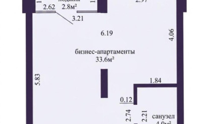 Купить 1-комнатную квартиру, Минск, Жореса Алфёрова ул., 22 (Октябрьский район). Фото 24