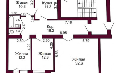 Купить 4-комнатную квартиру, Гродно, 1 Мая, 30. Фото 11