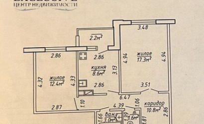 Купить 2-комнатную квартиру, Новополоцк, Еронько ул., 10. Фото 9