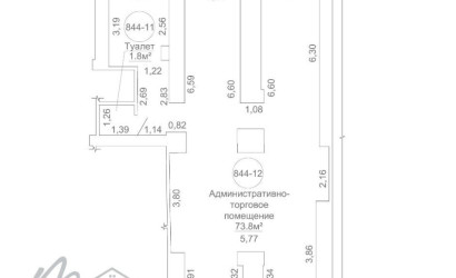 Аренда торгового помещения, Бобруйск, Ульяновская ул., 49,  75.6 кв.м.. Фото 7