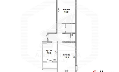 Купить 2-комнатную квартиру, Брест, Граевка, ул. Олега Кошевого. Фото 18