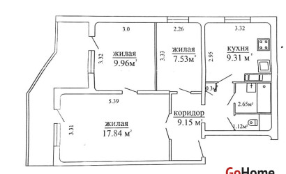 Купить 3-комнатную квартиру, Минск, Ташкентская, 20/3 (Заводской район). Фото 1