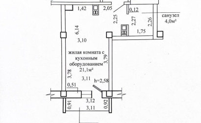 Купить 1-комнатную квартиру, Могилев, Грюнвальдская, 26. Фото 12