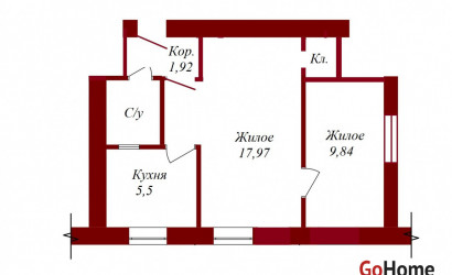 Купить 2-комнатную квартиру, Пинск, Советская, 29. Фото 11