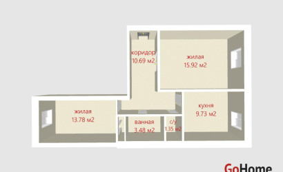 Купить 2-комнатную квартиру, Минск, Независимости просп., 19 (Центральный район). Фото 3