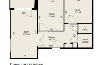 Купить 2-комнатную квартиру, Минск, Герасименко ул., 50 (Заводской район). Фото 19